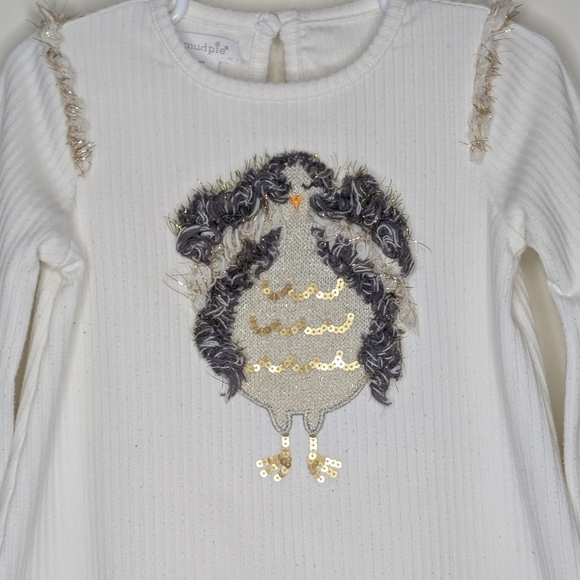 Mud Pie Turkey Thanksgiving Shirt 3T - Picture 3 of 6